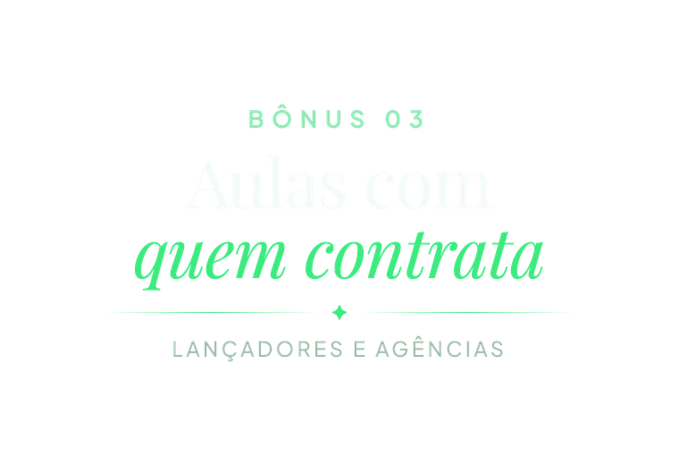 Aulas com quem contrata