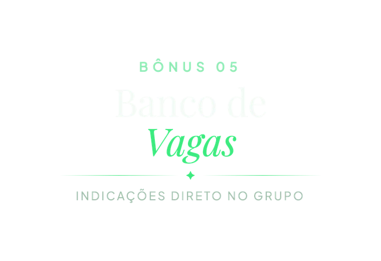 Banco de vagas e indicações